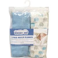 Couvertures de mousseline (2 mcx)/ Muslin Blankets (2 pcs